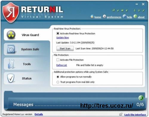Returnil Virtual System 